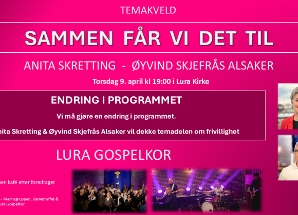 Temakveld – Frivillighet