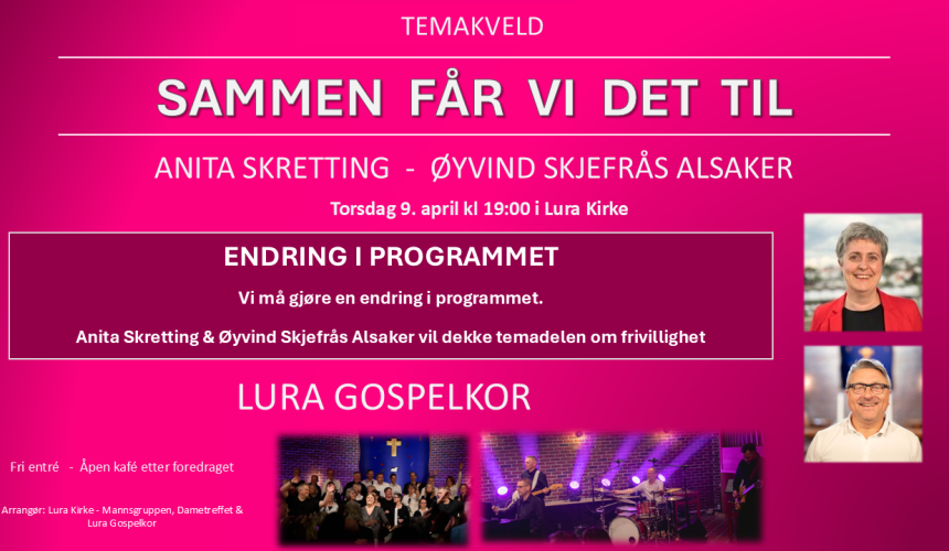 Temakveld – Frivillighet