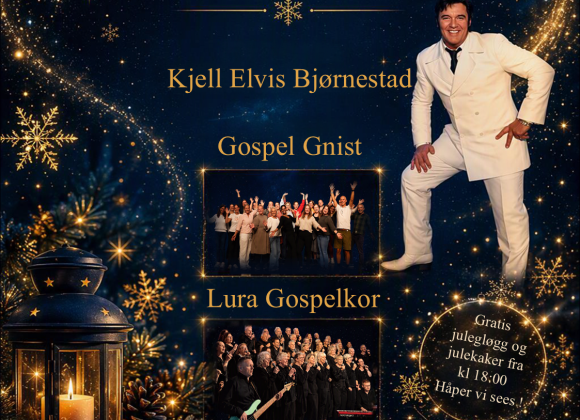 Julekonsert 18. desember kl 19.00